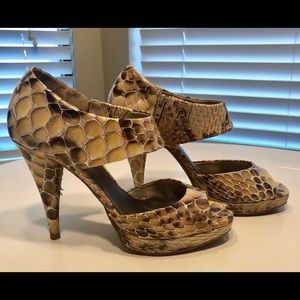 Gianni Bini Python Heels